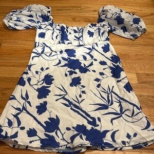 Floral printed babydoll dress
